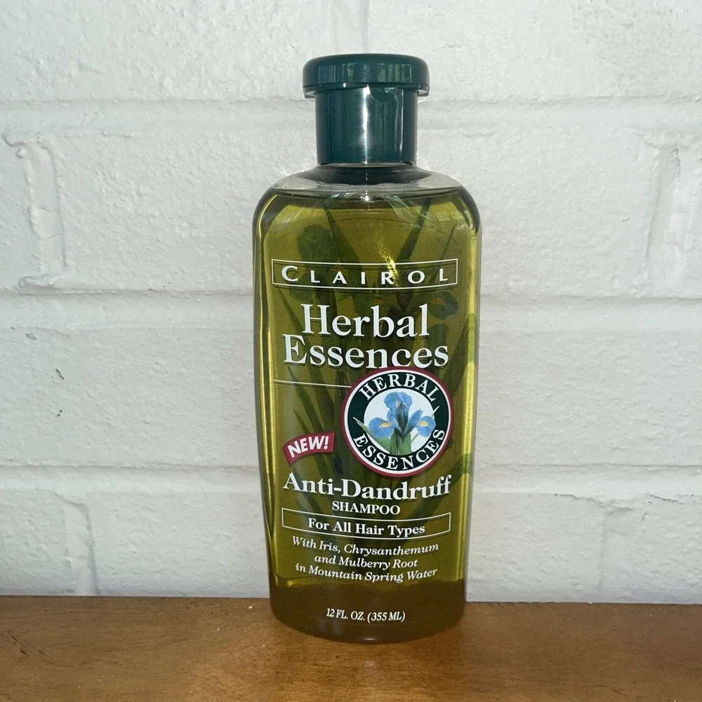 Vintage Clairol Herbal Essences Anti-Dandruff‎ Shampoo 12 Oz.